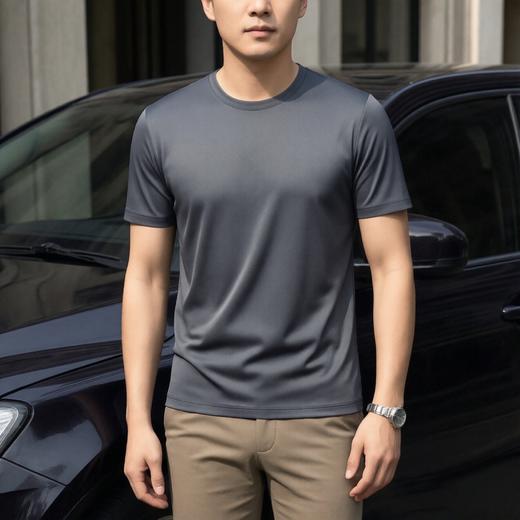 全新199！【金标蚕丝】2026夏季高端男士100新款蚕丝休闲商务百搭上衣 商品图3