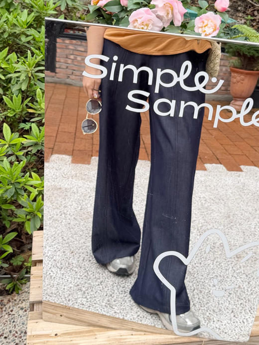 260407|chao薄透qi直筒裤直筒阔腿牛仔裤|春夏专属清爽不闷，5-7个工作日发货 商品图2