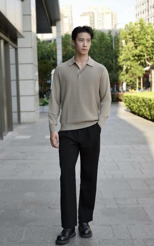 ZEGN*A长袖Polo针织衫 商品图10