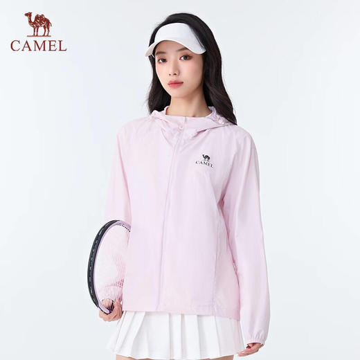 骆驼（CAMEL）中性款梭织标准长防晒衣W36BA70007 商品图1