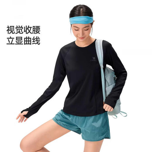 骆驼（CAMEL）女款速干长袖圆领T恤A26BZ01047 商品图1