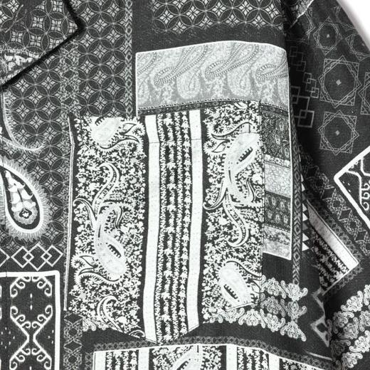 SDSA男装2026新款高贵轻奢潮牌复古腰果花卉翻领短袖衬衫百搭时尚 商品图4