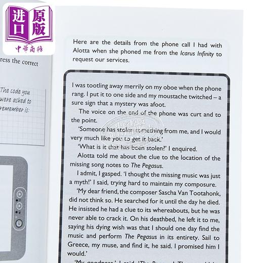 【中商原版】妙探寻凶解谜游戏 金石榴案 英文原版 Cluedle The Case of the Golden Pomegranate Hartigan Browne 商品图2
