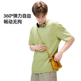 骆驼（CAMEL）中性款速干短袖圆领T恤A36BK08037