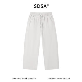SDSA男装2026新款高贵轻奢休闲慵懒风撞色抽绳松紧休闲裤百搭时尚