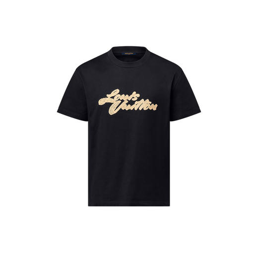 L-T 拉菲草黑T恤 商品图0