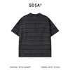 SDSA男装2026新款高贵轻奢韩系扎染条纹刺绣字母圆领短袖T恤百搭 商品缩略图4