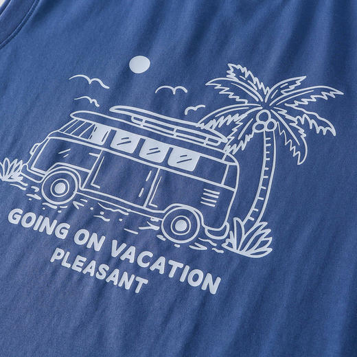 【10A抗菌】棉花堂夏款印花趣点儿童无袖T恤-- FD61140 商品图11