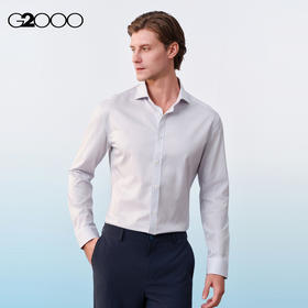 G2000男装SS26商场新款【纯棉/抗皱免烫】商务通勤修身长袖衬衫61120293