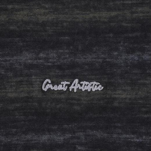 SDSA男装2026新款高贵轻奢韩系扎染条纹刺绣字母圆领短袖T恤百搭 商品图2