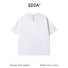 SDSA男装2026新款轻奢韩系简约圆领短袖T恤后背纽扣装饰设计百搭 商品缩略图1