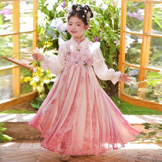 【团购】【花袭人】苏城纪女童襦裙汉服SL3375长袖 商品图4