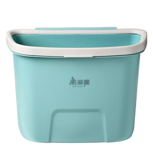美丽雅厨房壁挂垃圾桶6L无盖压圈悬挂式 商品图2