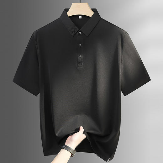 【DPF】大依优型大码男装夏季冰丝短袖POLO衫速干商务休闲透气上衣T恤 商品图4