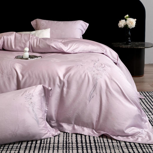 天丝棉提加绣四件套-合欢漫舞 商品图2