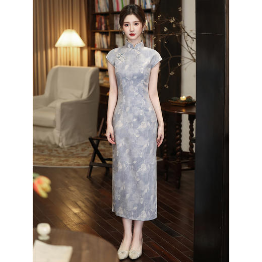 新中式旗袍春季新款日常可穿大气优雅年轻款旗袍4414 商品图3