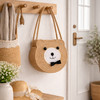 【软萌可爱！小巧无负担】草编包包韩国小众儿童编织包海边度假沙滩包手提篮可爱针织包。xb 商品缩略图3