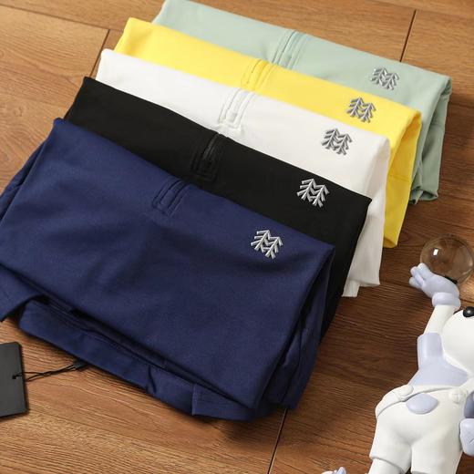 F040743户外男生休闲百搭速干吸湿运动半拉链POLO衫 商品图2