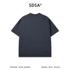 SDSA男装2026新款轻奢美式高级感磨破印花字母圆领短袖T恤百搭 商品缩略图1