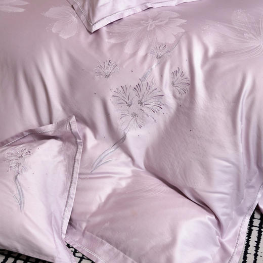 天丝棉提加绣四件套-合欢漫舞 商品图1