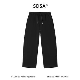 SDSA男装2026新款高贵轻奢休闲运动风纯色抽绳松紧休闲裤百搭时尚