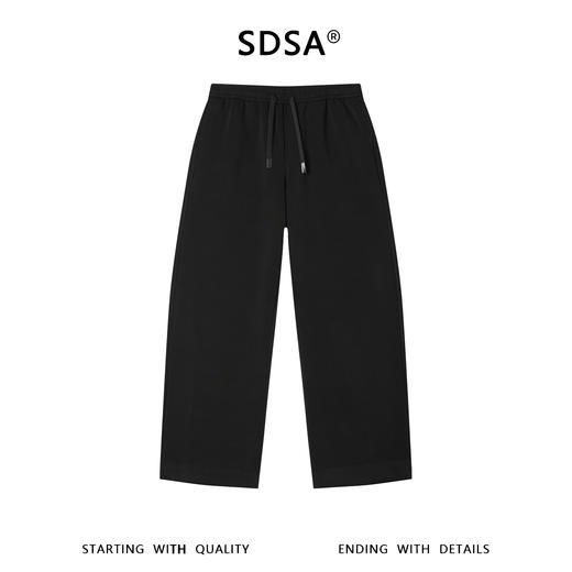 SDSA男装2026新款高贵轻奢休闲运动风纯色抽绳松紧休闲裤百搭时尚 商品图0