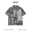 SDSA男装2026新款高贵轻奢潮牌复古腰果花卉翻领短袖衬衫百搭时尚 商品缩略图0
