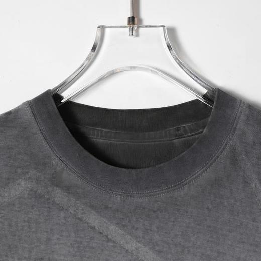 SDSA男装2026新款高贵轻奢港风复古渐变肌理感圆领短袖T恤百搭 商品图1