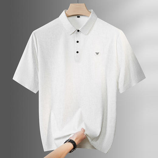 【DPF】大依优型大码男装夏季冰丝短袖POLO衫速干休闲商务透气上衣T恤 商品图4