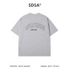 SDSA男装2026新款高贵轻奢极简风美式撞色刺绣字母圆领短袖T恤潮 商品缩略图4