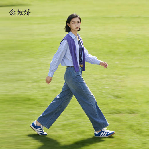 【商场同款】CNB6424 “ 海盐条纹衬衫 ” 棉质条纹面料，自带微弹 不易皱清爽好穿 商品图5