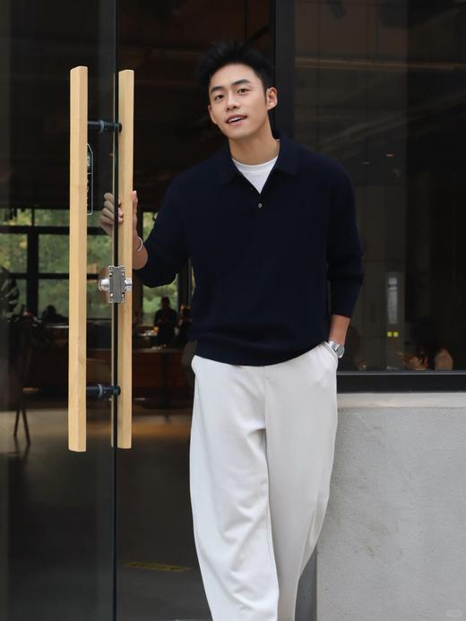 ZEGN*A长袖Polo针织衫 商品图2