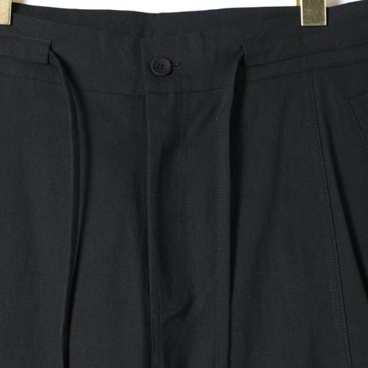 SDSA男装2026新款高贵轻奢韩系休闲纯色褶皱抽绳休闲裤百搭时尚 商品图1