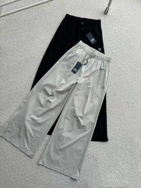 F040706春季新款健身运动休闲简约百搭宽松女士梭织阔腿裤长裤