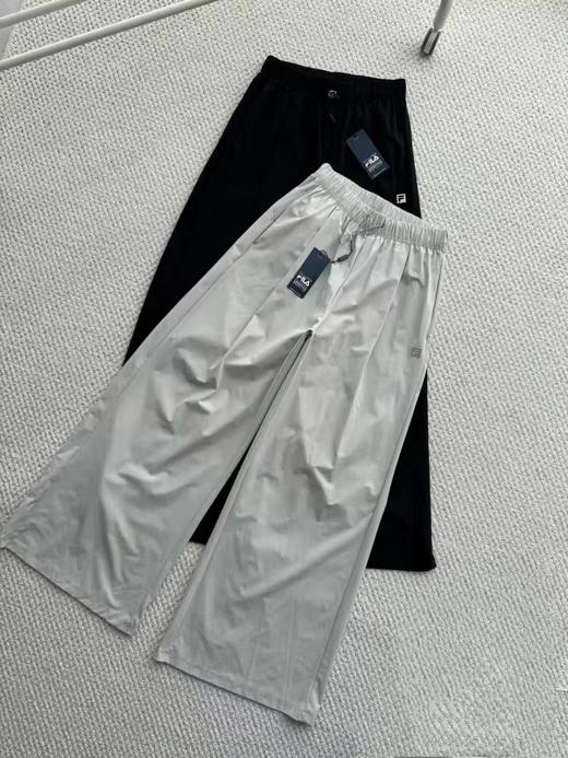 F040706春季新款健身运动休闲简约百搭宽松女士梭织阔腿裤长裤 商品图0