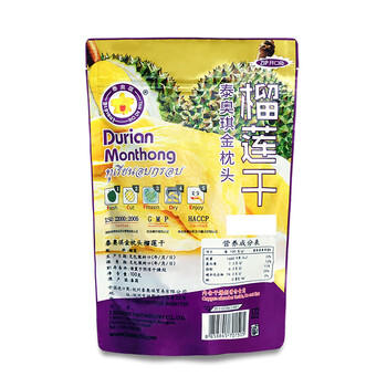 泰奥琪 Thai Ao Chi 金枕头榴莲干100g 泰国进口冻干纯水果干无添加零食 /休闲食品 /蜜饯果干 /榴莲干 商品图5