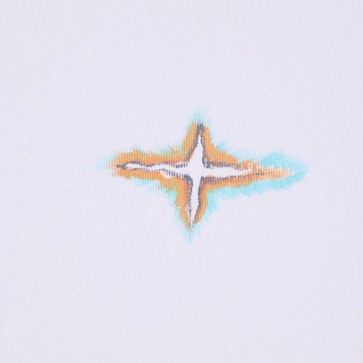 SDSA男装2026新款高贵轻奢小众设计小星芒印花圆领短袖T恤百搭潮 商品图3