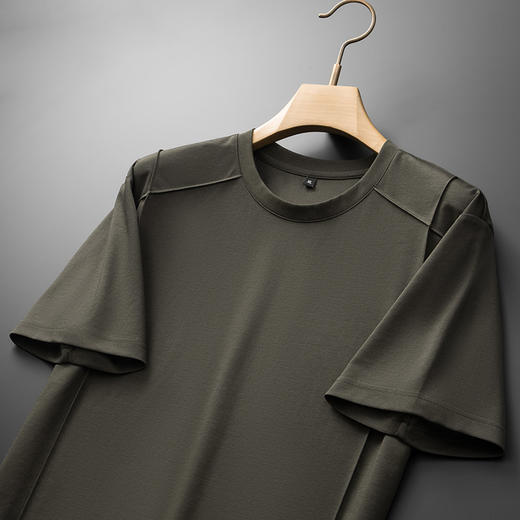 【DPF】大依优型大码男装夏季圆领短袖T恤棉质百搭休闲纯色短袖上衣 商品图4