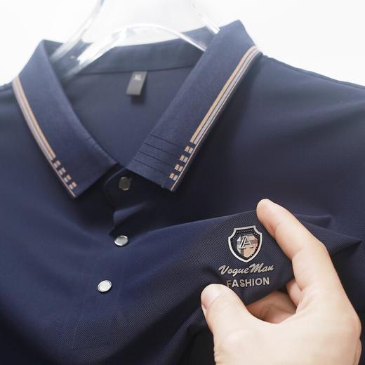 【DLS】大依优型大码男装夏季透气短袖POLO衫高弹力商务休闲上衣T恤 商品图4