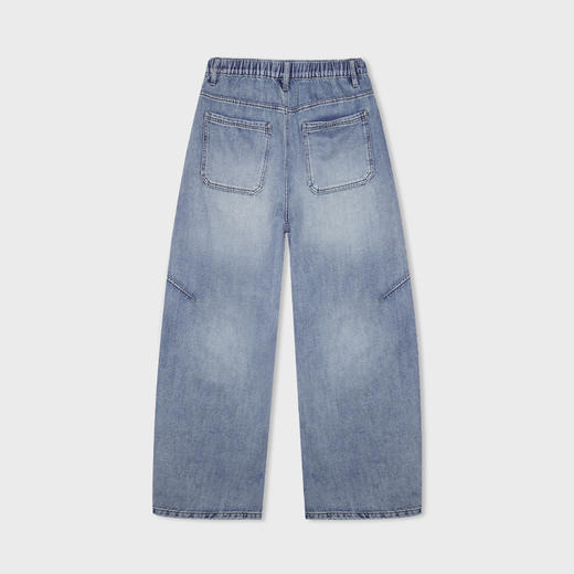 【新品上新】HX 夏季水洗弯刀牛仔长裤Z201620010101 商品图1