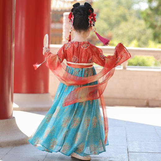 【团购】【琳琅】苏城纪女童襦裙汉服SL3571（长袖） 商品图5