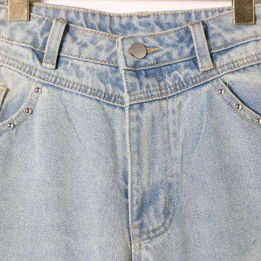 SDSA男装2026新款高贵轻奢潮牌磨白烫钻设计牛仔裤百搭时尚裤子 商品图1