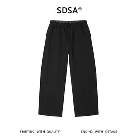SDSA男装2026新款高贵轻奢休闲慵懒风撞色抽绳松紧休闲裤百搭时尚