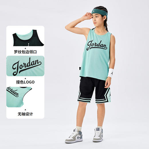 Jordan儿童童装背心JD2422018GS-001 商品图4