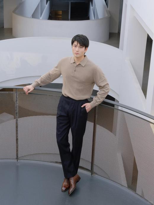 ZEGN*A长袖Polo针织衫 商品图9