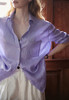爆款3-7天发货！isabelle marran天丝亚麻香芋烟熏紫色衬衫JS3693366 商品缩略图4
