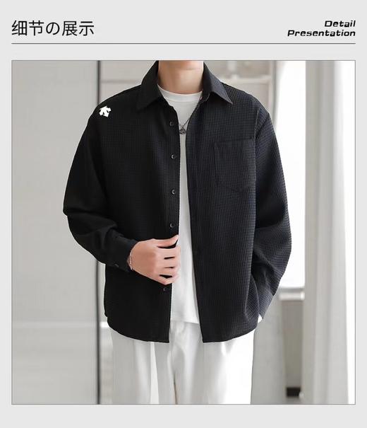 F040727春夏季新款简单大方柔软亲肤简约时尚运动休闲衬衫上衣 商品图2