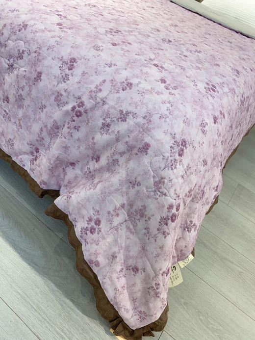 2026新品松植屋双层纱印花空调棉花被100%新疆长绒棉填充200*230cm夏季薄款被子A类母婴级 商品图2