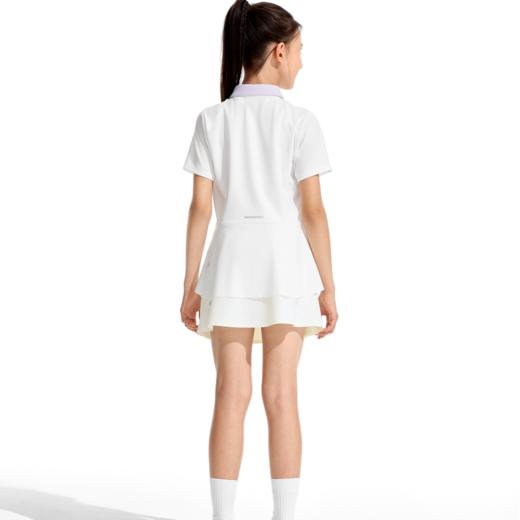 moodytiger女童轻量Polo短袖运动休闲翻领简约舒适62214103 商品图1