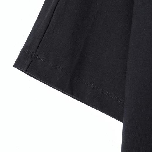 SDSA男装2026新款轻奢韩系简约圆领短袖T恤后背纽扣装饰设计百搭 商品图3